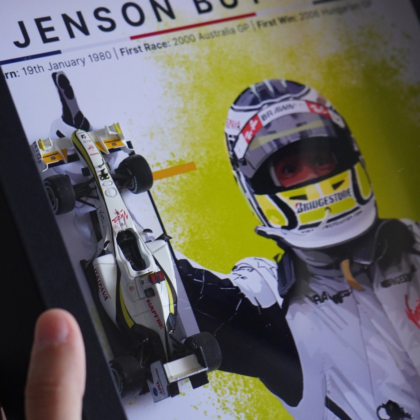 Button Car Frame