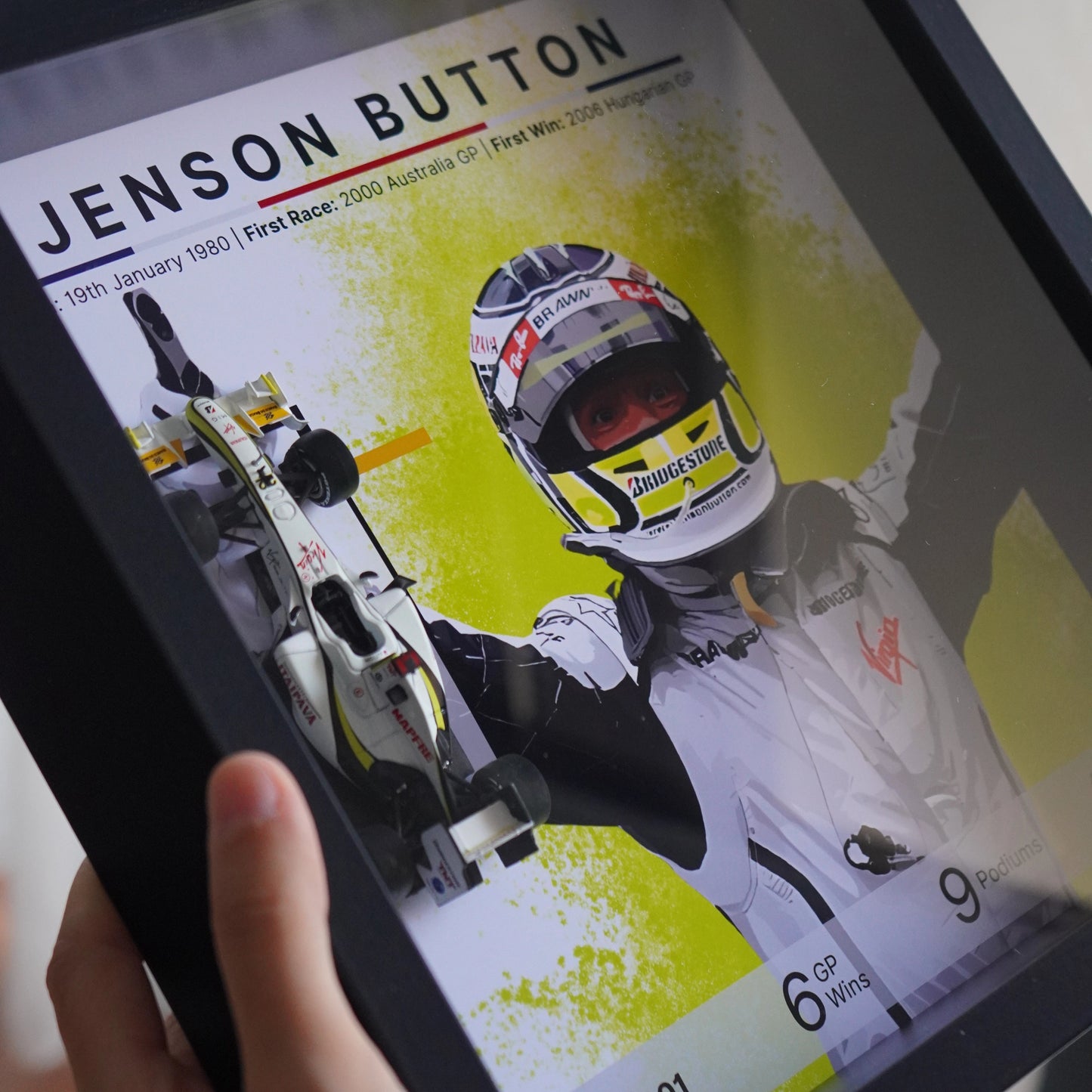 Button Car Frame