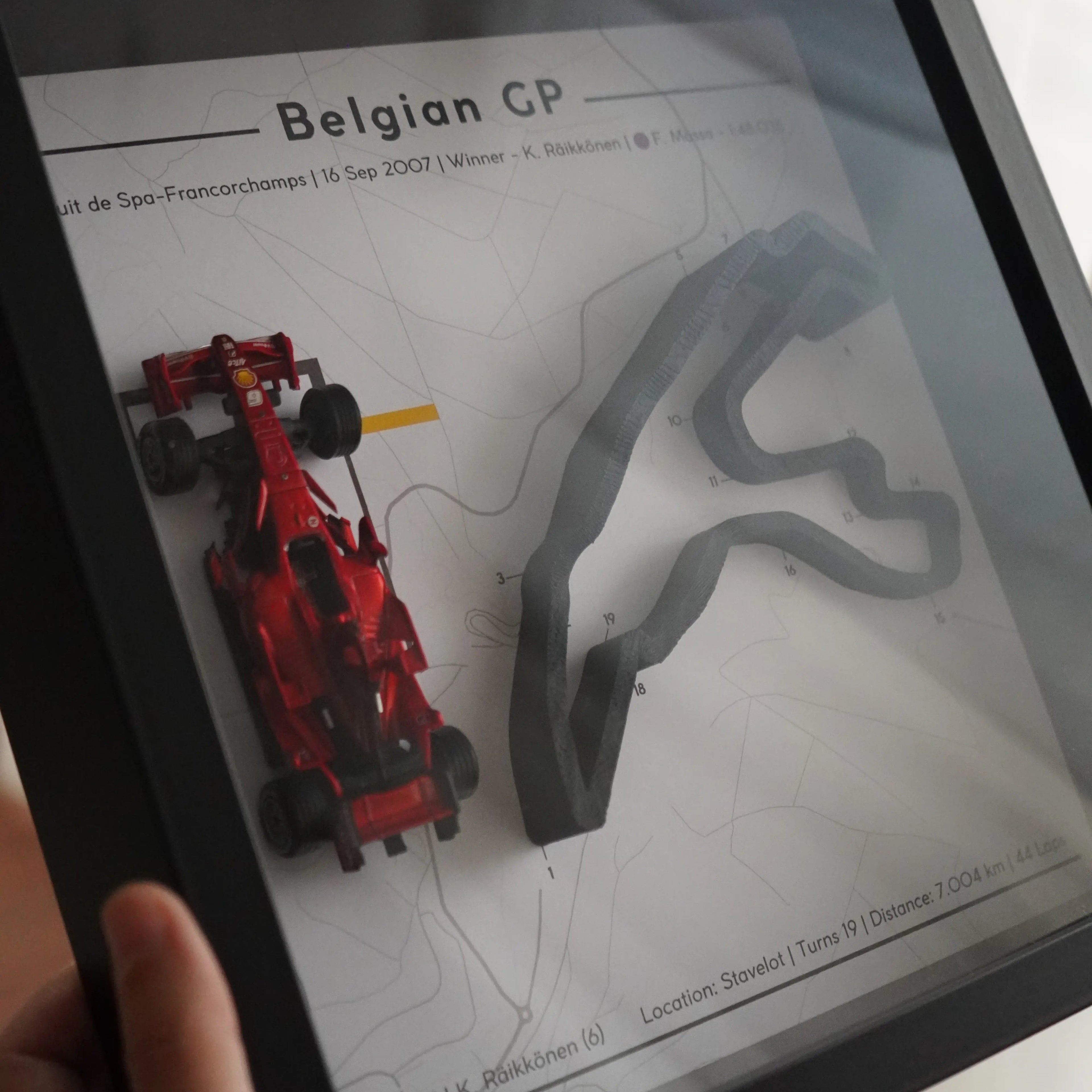 Räikkönen Belgium 2007