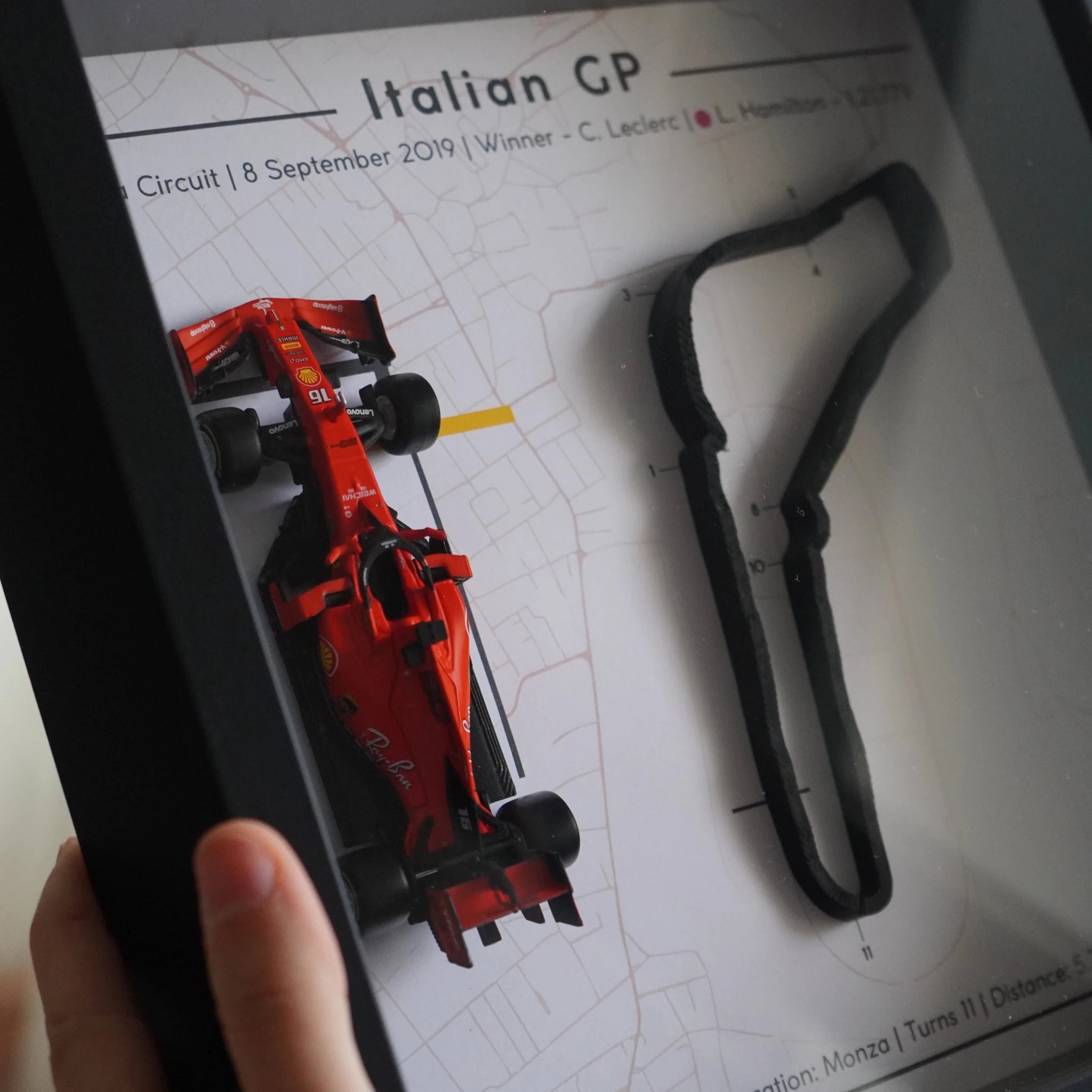 Charles Leclerc 2019 Italian GP Frame Side View
