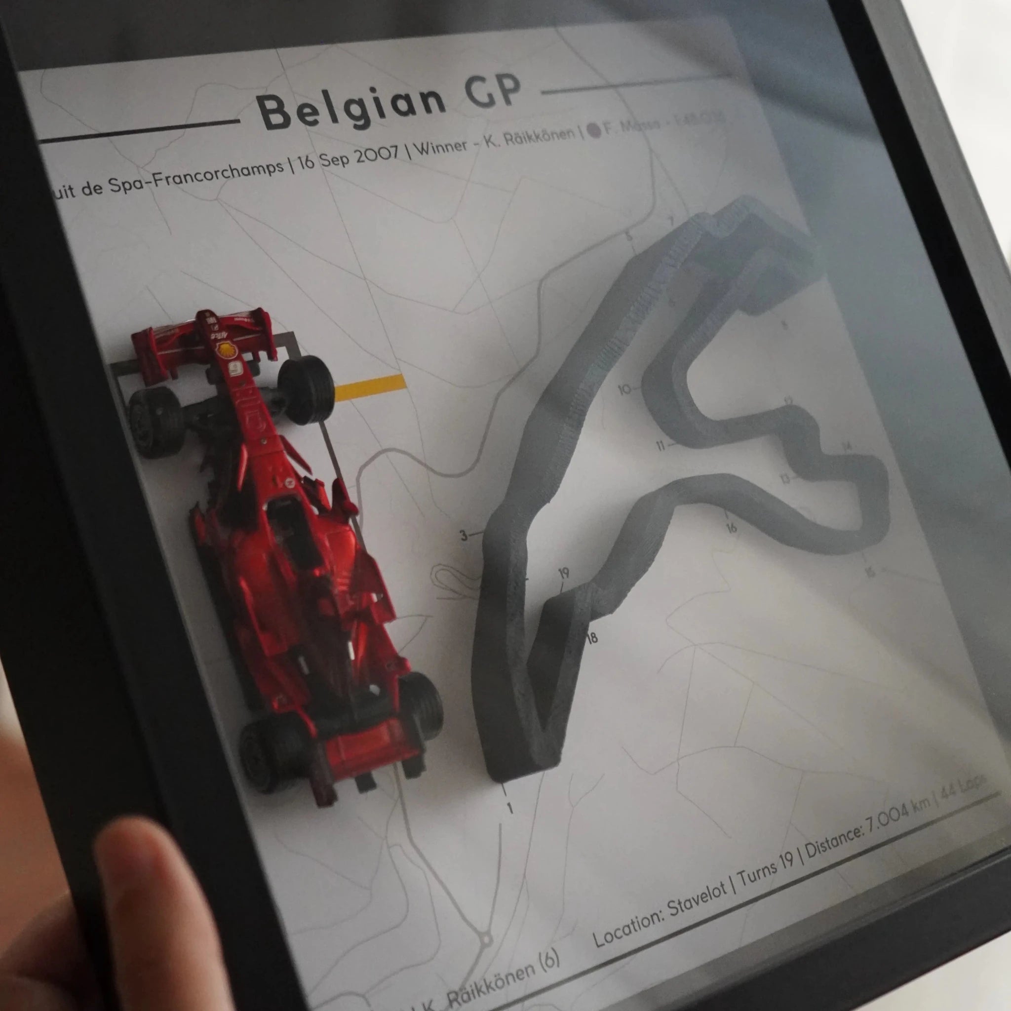 Räikkönen Belgium 2007 - Print Expansion